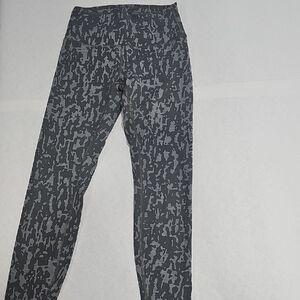 lululemon athletica Gray Patterned Leggings